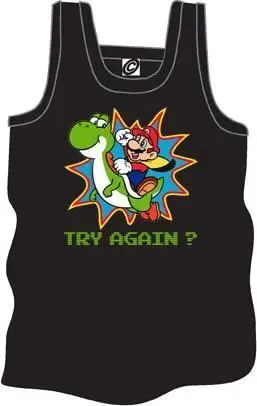 MARIO CAMISETA S/M CHICA TRY AGAIN MARIO CAMISETA S/M CHICA TRY AGAIN