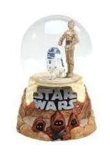 STAR WARS BOLA DE NIEVE MINI DROIDES                                       