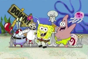 POSTER BOB ESPONJA GRUPO                                                   