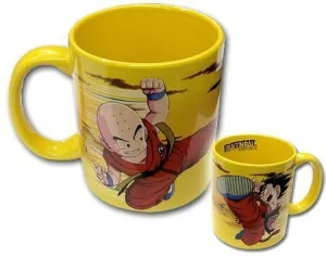 DRAGON BALL TAZA GOKU Y KRILIN                                             