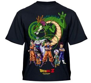 DRAGON BALL Z CAMISETA OFICIAL NIÑO CON DRAGON 8                           