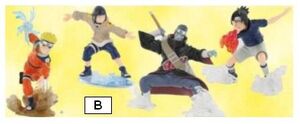 NARUTO PACK 4 FIG. 8CM EN BLISTER MODELO B                                 