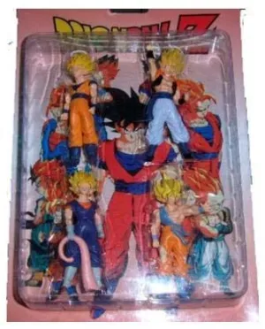 DRAGON BALL Z PACK 4 FIG. 10CM EN BLISTER MODELO A                         