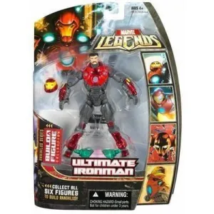 MARVEL LEGENDS HASBRO SERIE 1 FIG 18CM - ULTIMATE IRON MAN                 