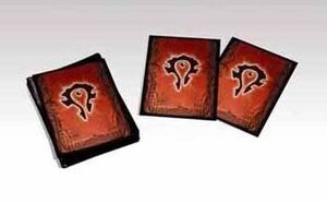 WORLD OF WARCRAFT JCC - DECK PROTECTOR HORDA (75)                          