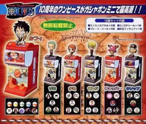 ONE PIECE GASHAPON MINI ONE PIECE (6 MODELOS)                              