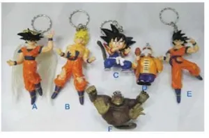 DRAGON BALL LLAVERO 6CM 6 MODELOS                                          