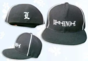DEATH NOTE GORRA NEGRA LOGO DEATH NOTE GORRA NEGRA LOGO