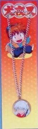 SALDO - INU YASHA COLGANTE MEDALLA METAL CON IMAGEN                                