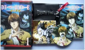 DEATH NOTE AGENDA + DVD + COLGANTE MOVIL + CD                              