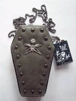 NBX BOLSO ATAUD CUERO GRIS JACK EN METAL                                   