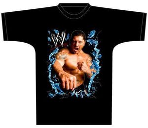 WWE CAMISETA BATISTA WALL XXL                                              