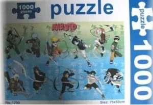 NARUTO PUZZLE 1000 PIEZAS 12 PERSONAJES                                    