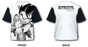 DRAGON BALL CAMISETA OFICIAL GOKU OVER ALL L                               