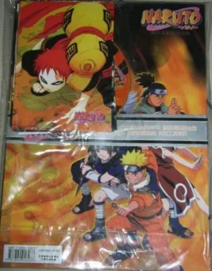 NARUTO ARTBOOK + POSTALES + CD
