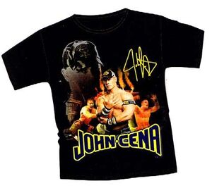 WWE CAMISETA JOHN CENA NEGRO 12 AÑOS                                       