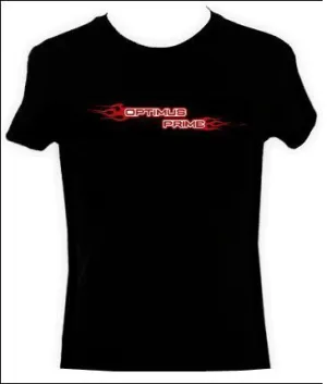 CAMISETA ELECTRONICA TRANSFORMERS OPTIMUS PRIME XL                         