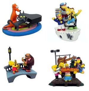 SIMPSONS MINI BUSTOS BUST UPS SERIE 3 SPRINGFIELD ROCKS                    