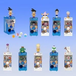SALDO - DRAGON BALL Z GASHAPON MINI VENDING MACHINES (9 MODELOS)                   