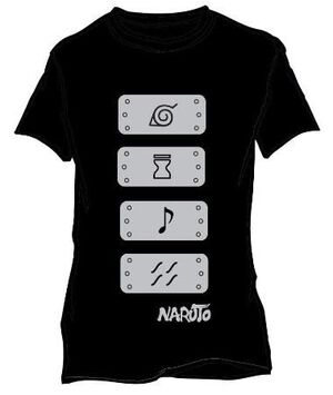 NARUTO CAMISETA OFICIAL BANDANAS L                                         