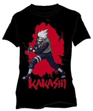 NARUTO CAMISETA OFICIAL KAKASHI SANGRE M                                   