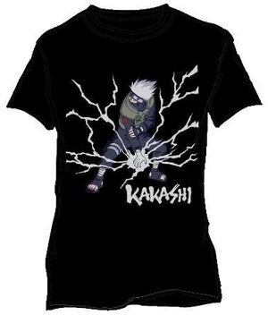 NARUTO CAMISETA OFICIAL KAKASHI ELECTRICO S                                