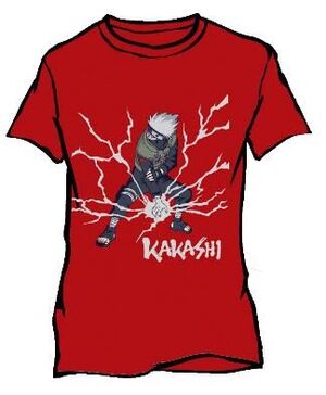 NARUTO CAMISETA OFICIAL KAKASHI ELECTRICO 4 AÑOS                           