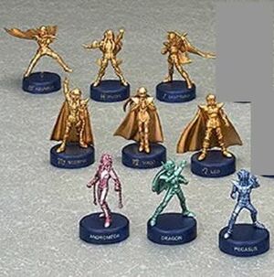 SAINT SEIYA GASHAPON COLLECTION 1 (9 MODELOS)                              
