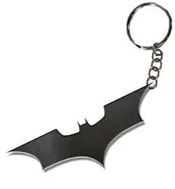 BATMAN DARK KNIGHT LLAVERO METALICO BATMAN LOGO SATINADO                   