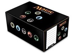 CAJA CARTON PARA CARTAS ULTRA PRO MAGIC SIMBOLOS MANA                      