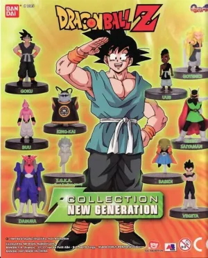 DRAGON BALL Z GASHAPON COLLECTION NEW GENERATION 6 (10 MODELOS)            