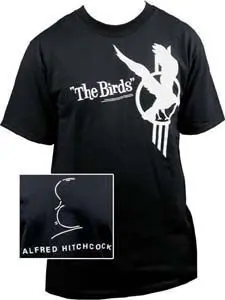 CAMISETA NECA CHICO ALFRED HITCHCOCK LOS PAJAROS L                         
