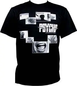 CAMISETA NECA CHICO ALFRED HITCHCOCK PSICOSIS ESCENAS M                    