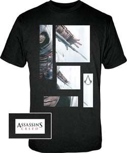 CAMISETA NECA CHICO ASSASINS CREED COLLAGE L                               