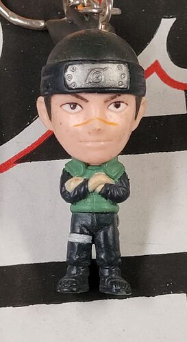 SALDO - NARUTO LLAVERO PERSONAJE CON PERGAMINO 3CM (6 MODELOS)                     