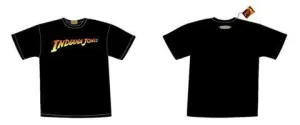 INDIANA JONES CAMISETA NEGRA LOGO CLASICO S                                