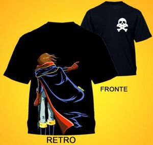 CAPITAN HARLOCK CAMISETA OFICIAL CALAVERA M                                