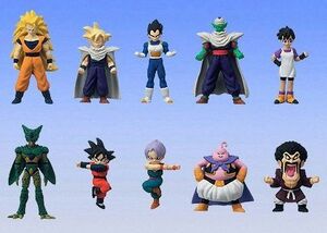 DRAGON BALL Z TODO COLOR MINI FIG (10 MODELOS)                             