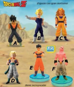 DRAGON BALL Z FIGURAS DE COLECCION (6 MODELOS)                             