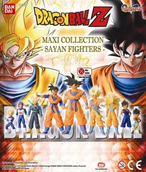 DRAGON BALL Z MAXI COLLECTION 11 SAIYAN FIGHTERS (9 MODELOS)               