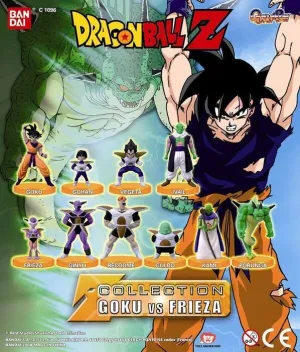 DRAGON BALL Z GASHAPON COLLECTION 8 GOKU VS FRIEZA (10 MODELOS)            