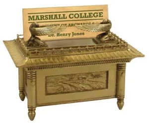 INDIANA JONES EXPOSITOR TARJETAS VISITA ARK OF COVENANT                    