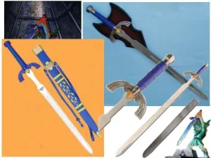 ESPADA LEGEND OF ZELDA LINK CON FUNDA PIEL 46 (120CM) ESPADA LEGEND OF ZELDA LINK CON FUNDA PIEL 46 (120CM)