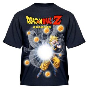 DRAGON BALL Z CAMISETA OFICIAL GOKU Y DRAGON 6 AÑOS                        