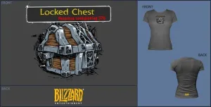 WORLD OF WARCRAFT CAMISETA CHICA LOCKED CHEST S                            