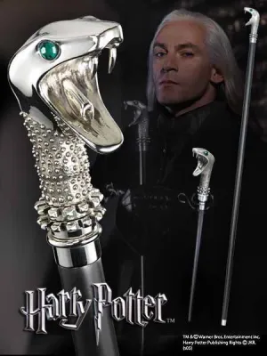 HARRY POTTER BASTON SERPIENTE DE LUCIUS MALFOY                             