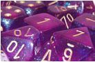 DADO PACK DE 10D10 BOREALIS PURPLE & GOLD