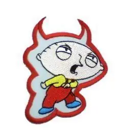 PARCHE DE TELA STEWIE DIABLO                                               