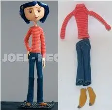 CORALINE BENDY FASHION DOLL 18CM - CORALINE SUETER Y TEJANOS               