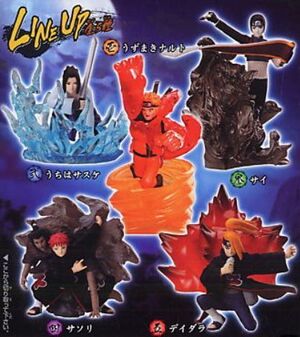 NARUTO SHIPPUDEN NINJUTSU EVOLUTION REAL FIGURE (5 MODELOS)                